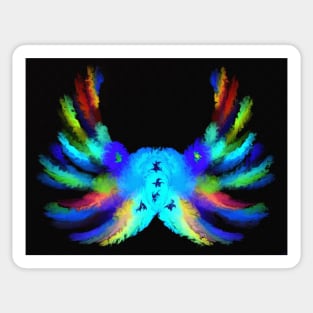 Angel Wings Tattoo Supernatural Sticker